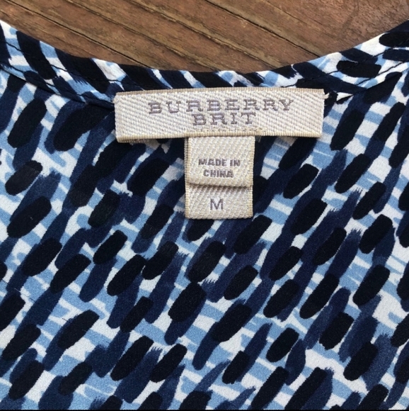 Burberry Brit Sleeveless Silk Blouse - Picture 2 of 4